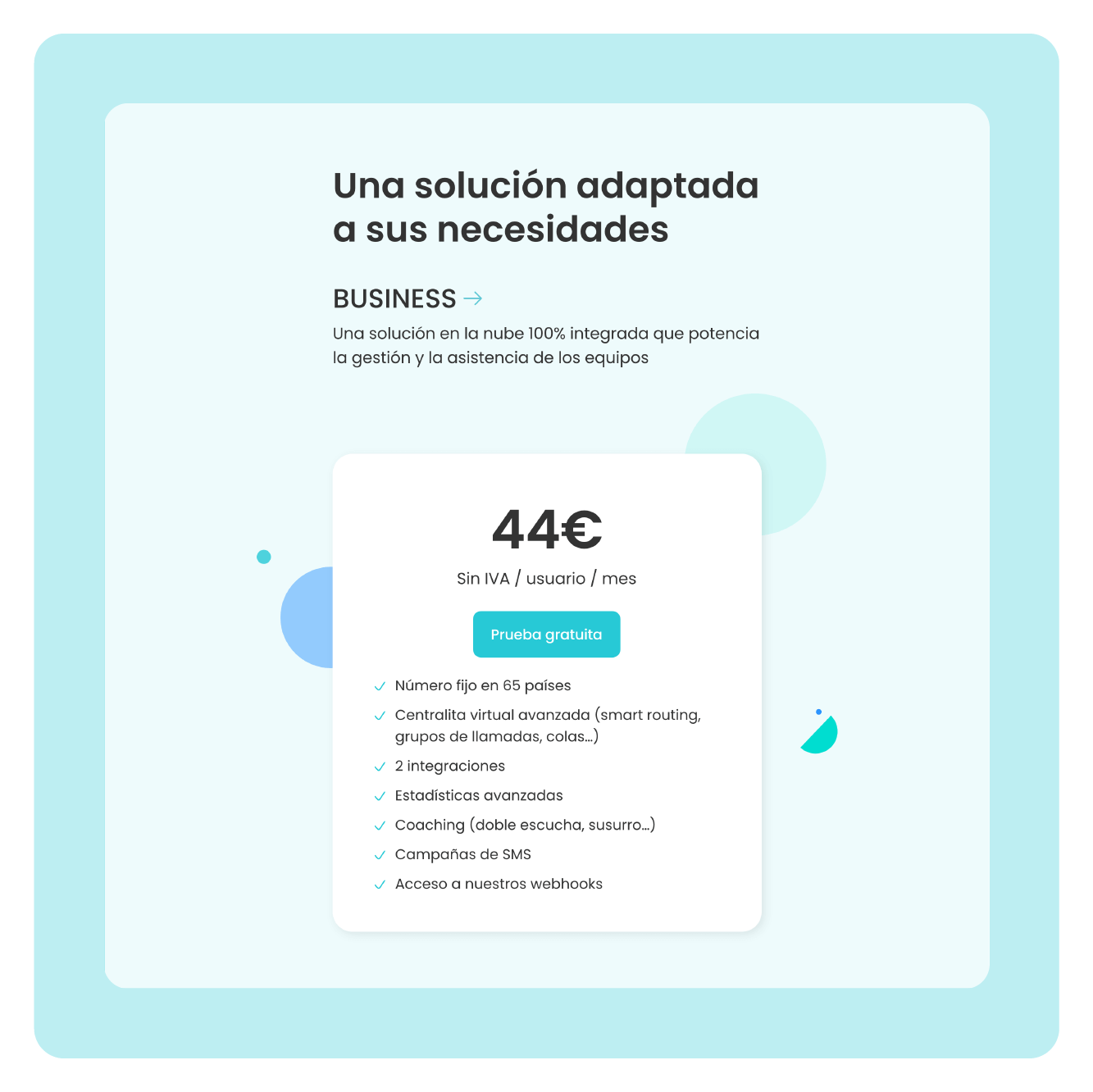 Necesitas una solución mucho más completa